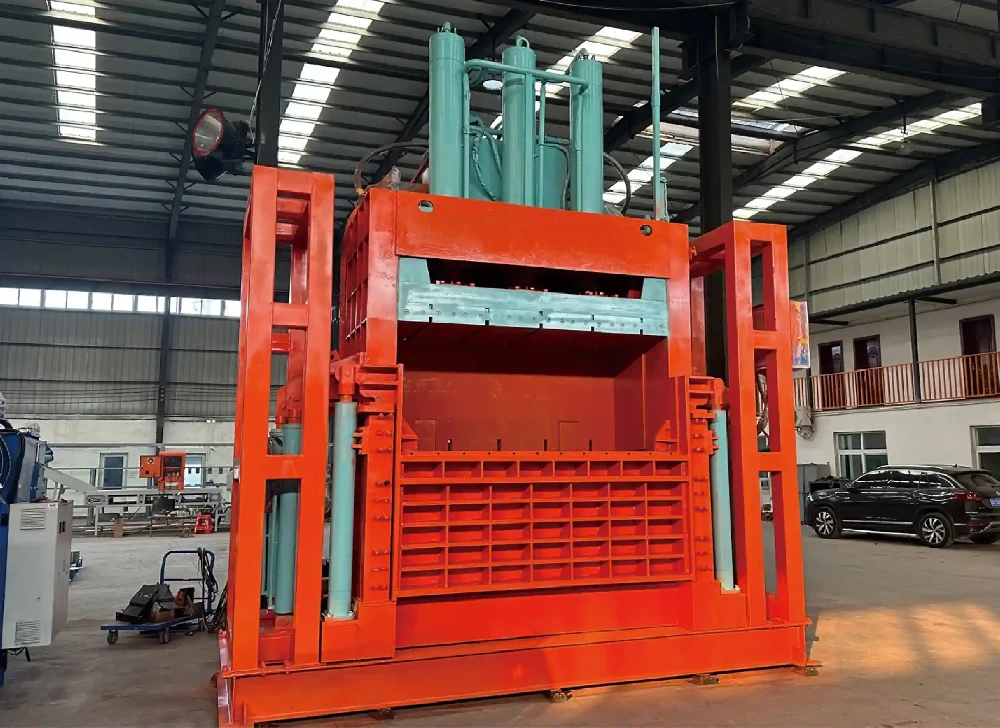 Vertical all-steel plate  metal hydraulic baler