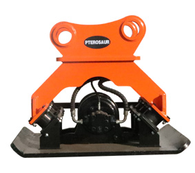 Hydraulic plate compactor