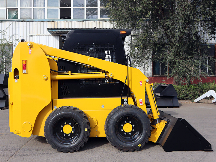 hydraulic mini tracked wheel skid steer loader