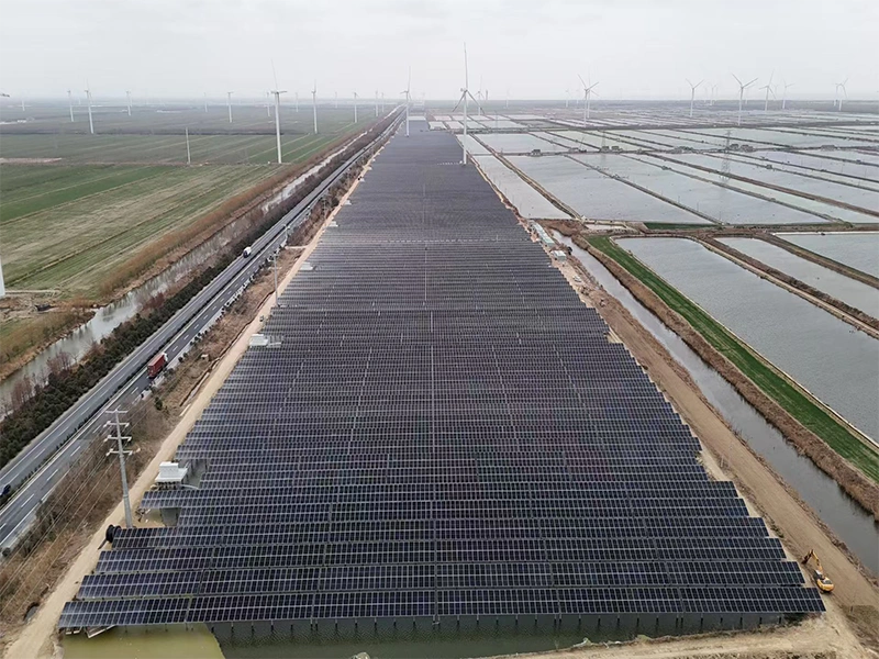 Sheyang Huasheng Company Sheyang Port Zero‑Carbon Park 150 MW Phase‑II Fishery‑Solar Complementary PV Power Generation Project