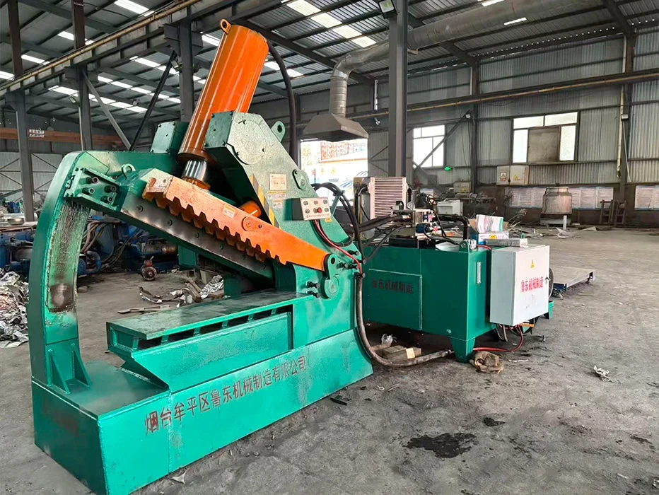 Front‑view Real Shot of Alligator Shear Complete Machine