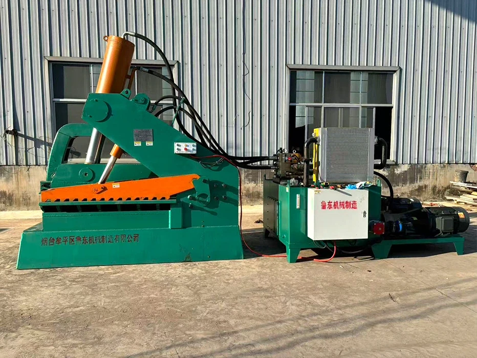 Exterior View of Complete Alligator Shear Unit