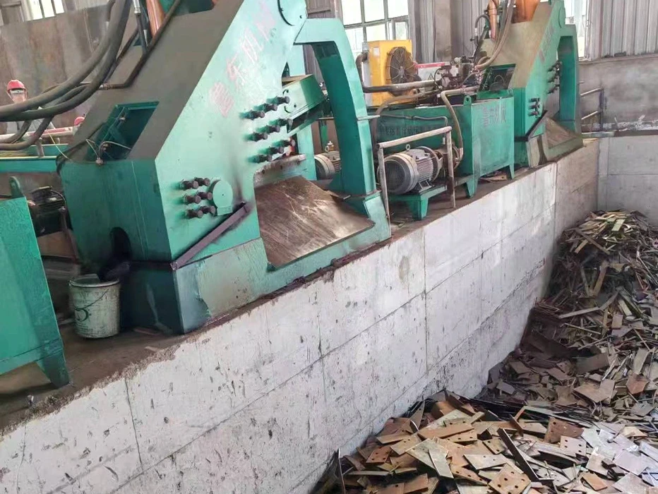 Working Condition of Multiple Alligator Shears at Customer Site