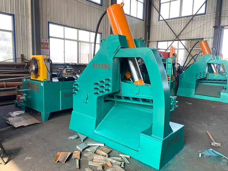 Real Shot of Waste Material Shearing Test for Alligator Shear