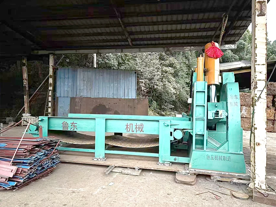 Full View of Alligator Shear at Outdoor Installation Site