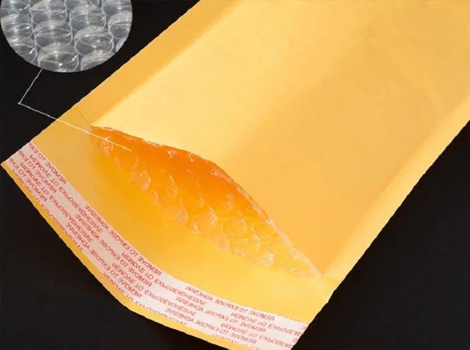 Kraft paper bubble bag