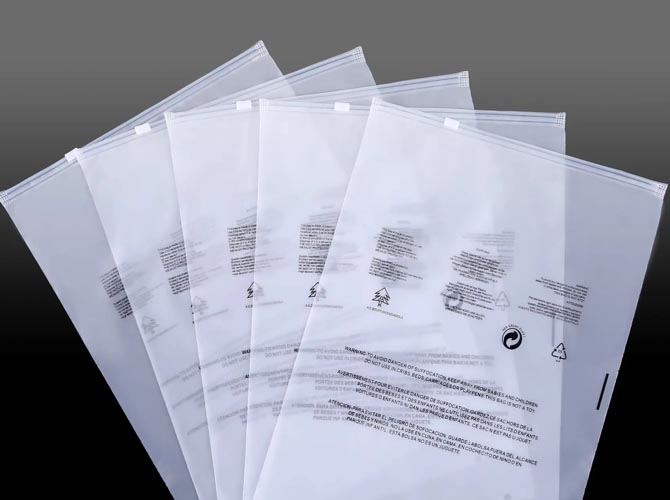 Self-sealing bags
